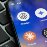 CHATGPT on phone screen